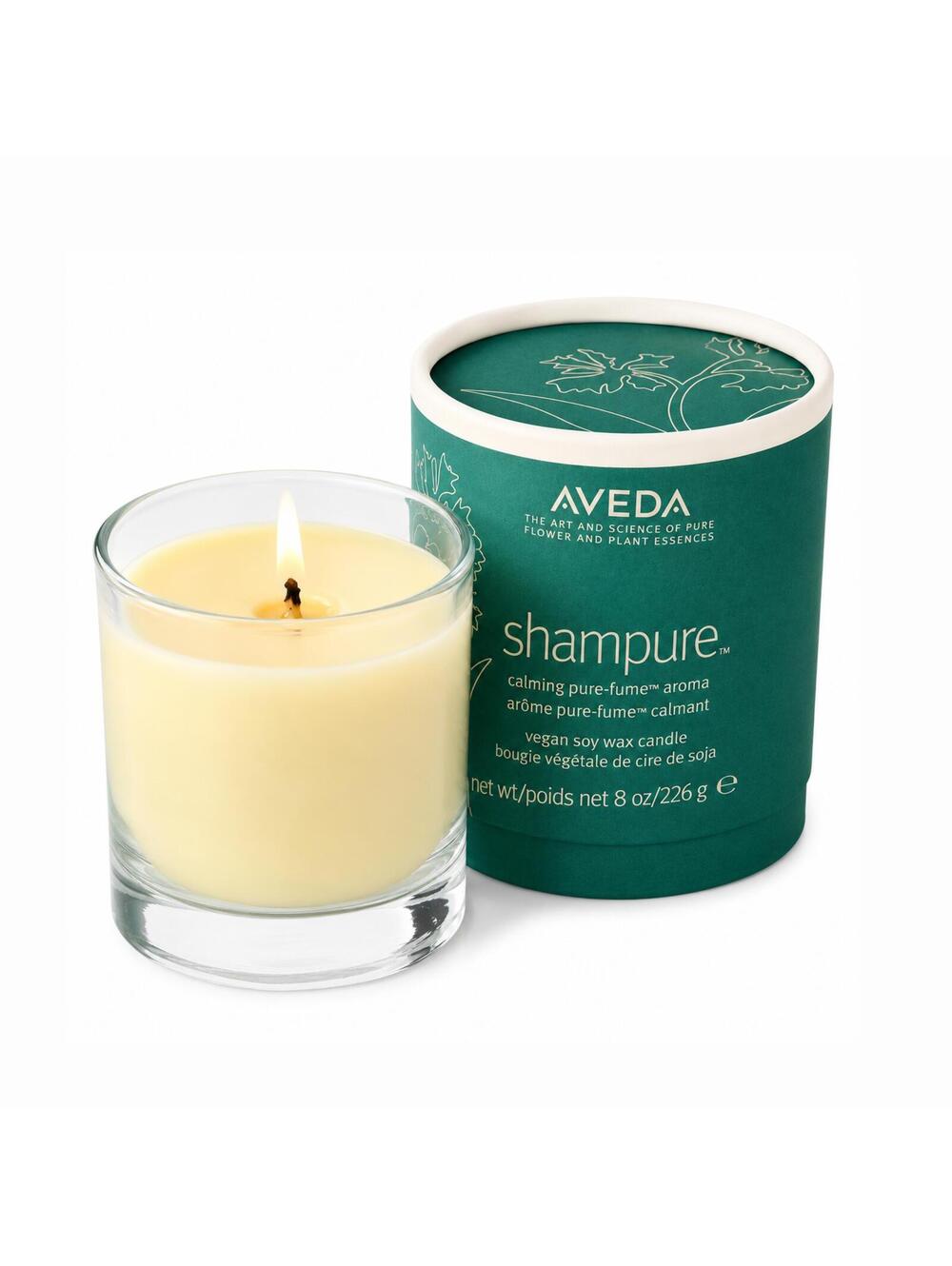 Aveda Shampure Calming Pure-Fume Aroma Vegan Soy Wax Candle 8 oz / 226 g